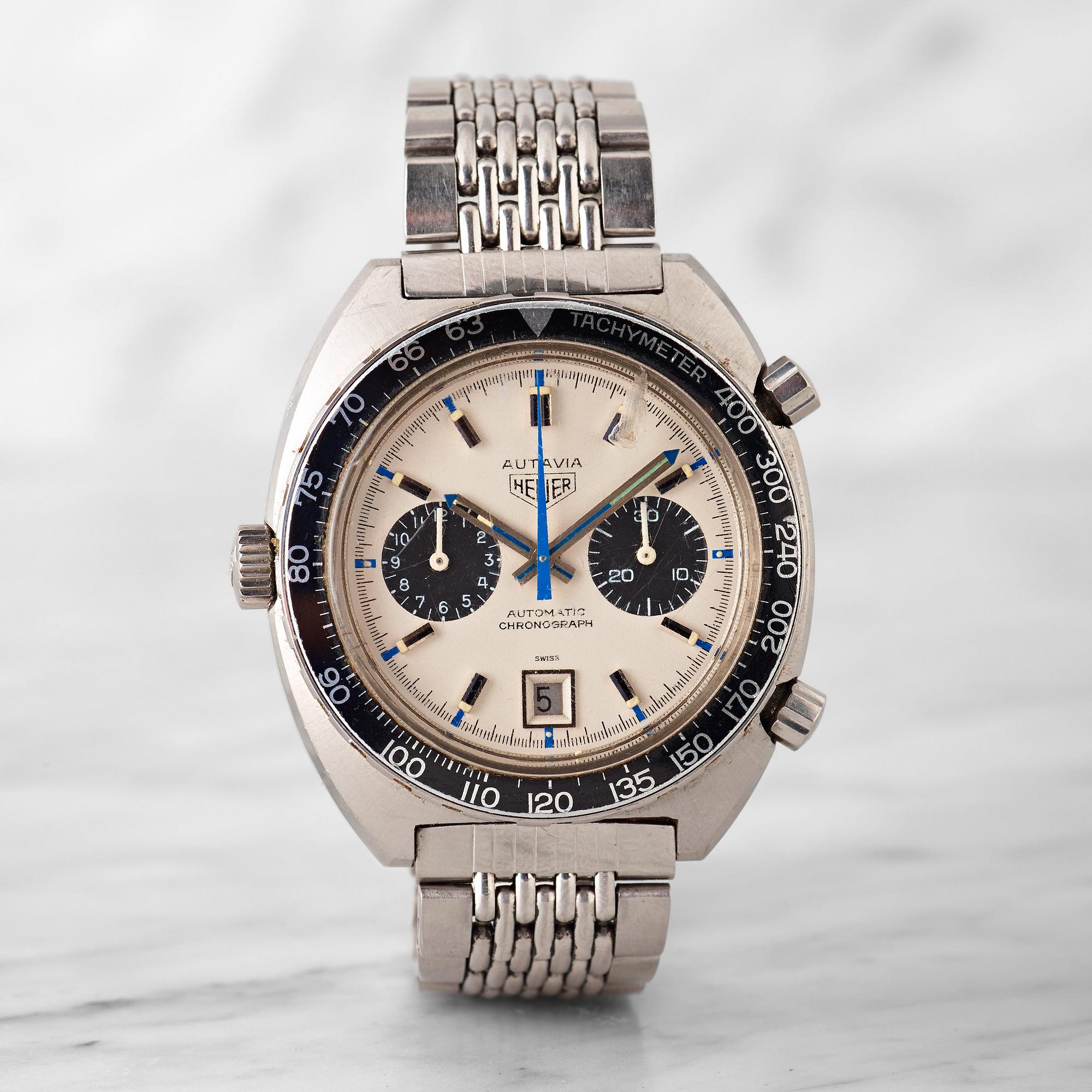 HEUER, Autavia, kronograf, "Jo Siffert Mark VI".