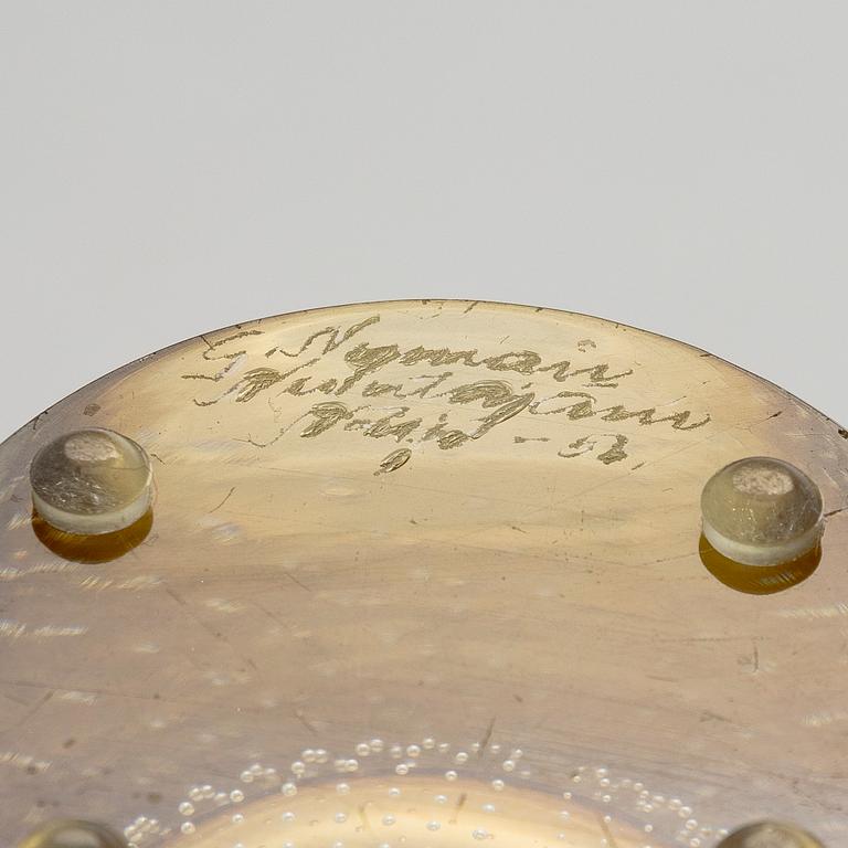 Gunnel Nyman, vas, modell "GN 12", signerad G. Nyman Nuutajärvi Notsjö -56.