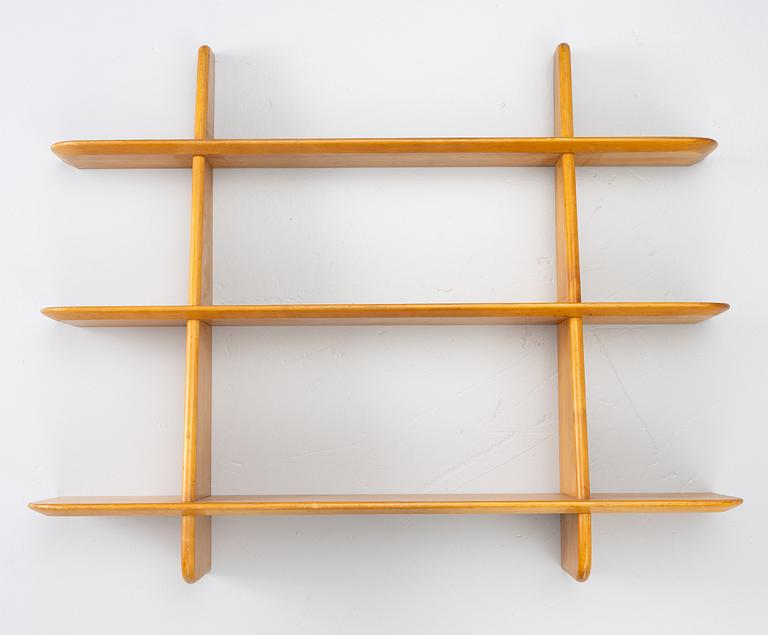 Ilmari Lappalainen, vägghylla /bokhylla "Leo", Asko 1900-talets mitt.