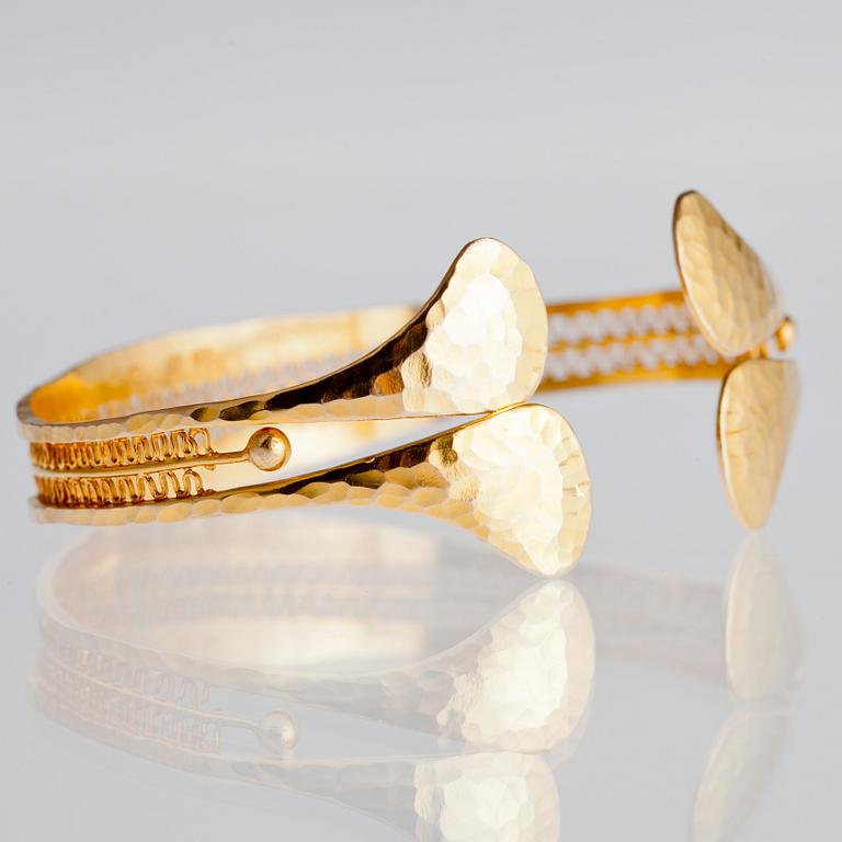 Tapio Wirkkala, ARMBAND, 14K guld, Kultakeskus 1968.