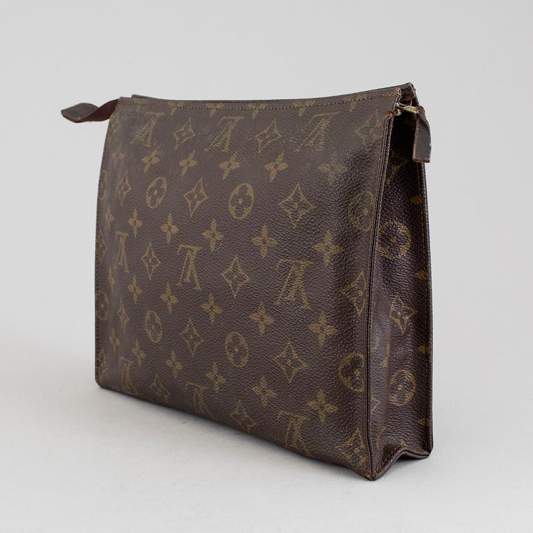 LOUIS VUITTON, a monogram canvas make up bag.
