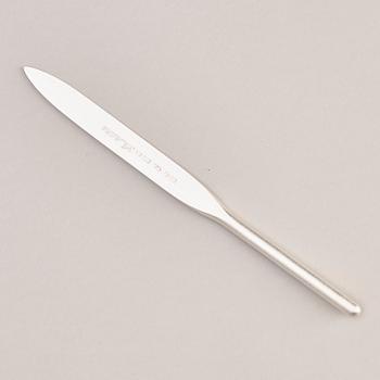 A sterling silver letter knife, mark of Rolf Lindståhl, Stockholm 2000.