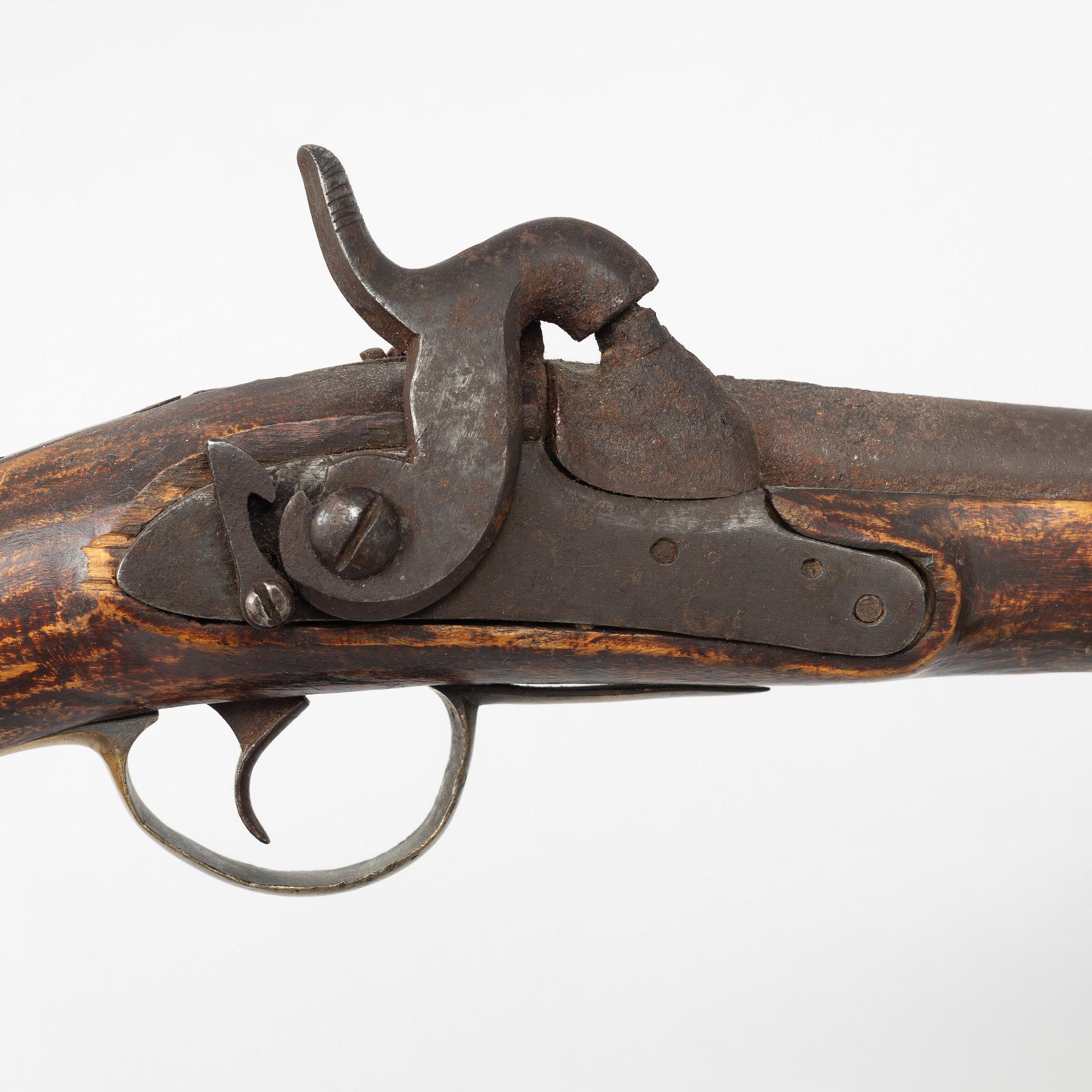 Slaglåspistol, svensk, m/1807-57 för Smålands husarer.