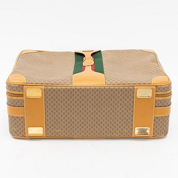 Gucci, travel suitcase, vintage.