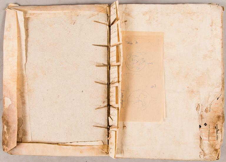 CHANSONNIER, pergament, ca 1500-1600-tal.