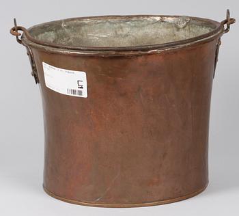 HINKAR, 2 st, koppar, 1800-tal.