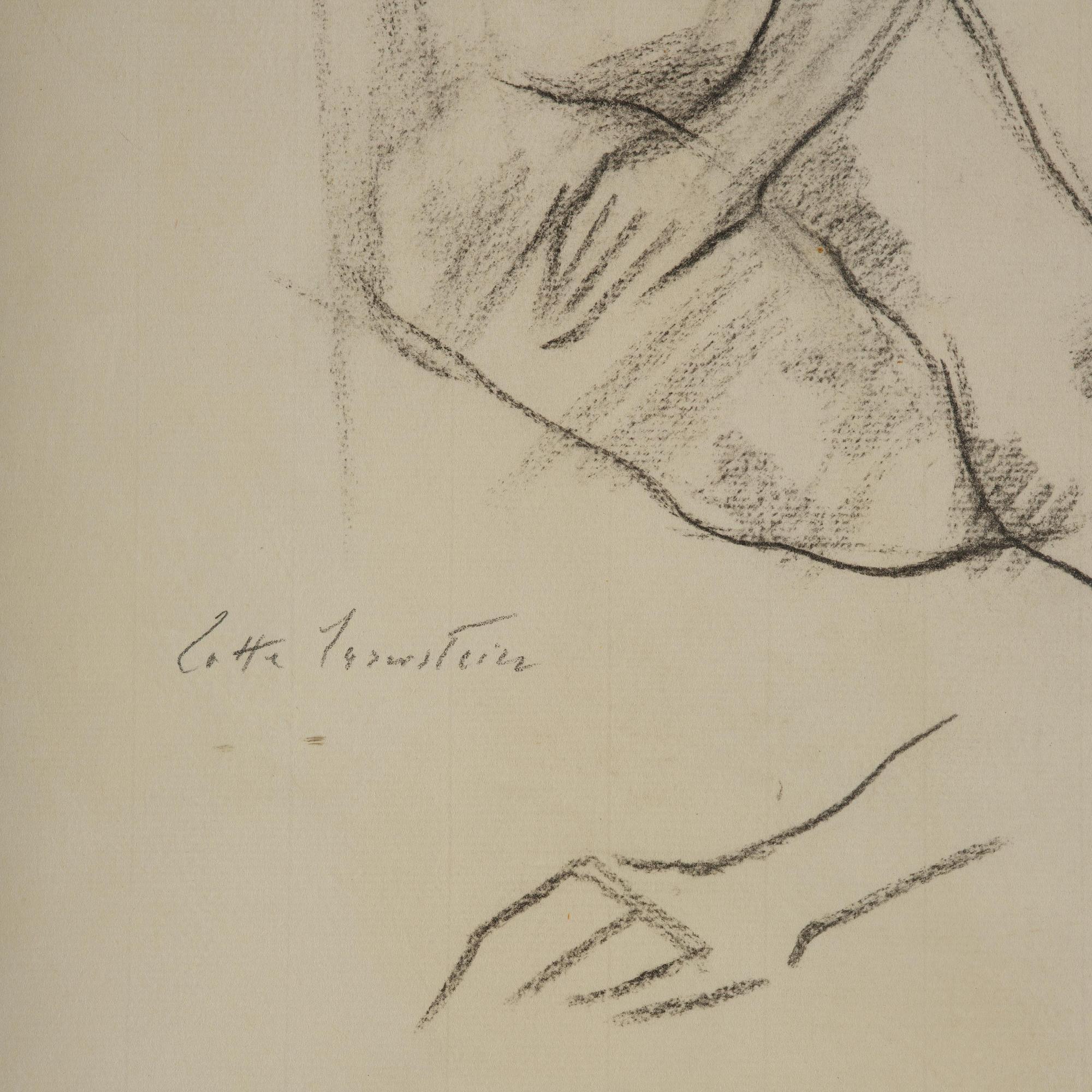 Lotte Laserstein, Study for a nude.