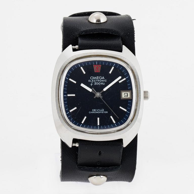 OMEGA, De Ville, Electronic (f 300 HZ), Chronometer, armbandsur, 37,5 (42) mm.