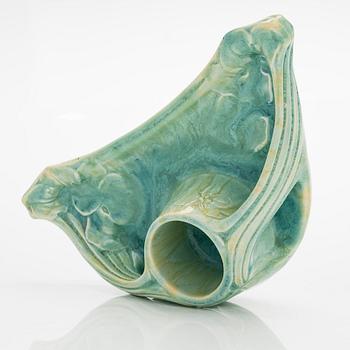 Musteteline, keramiikkaa, Rörstrand, 1900-luvun alku.