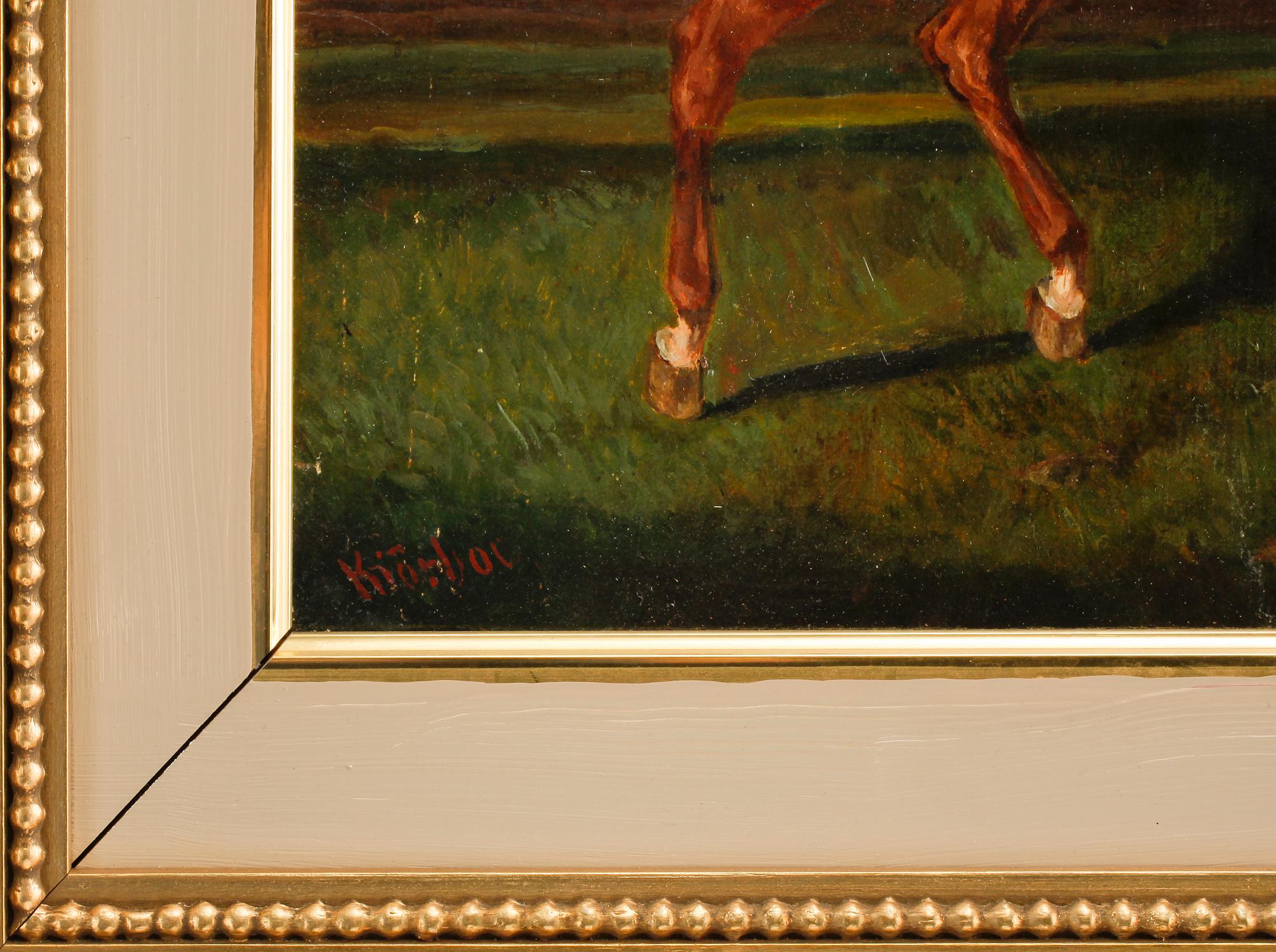 CARL FREDRIK KIÖRBOE, olja på duk. Sign.