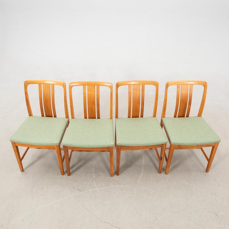 Chairs 4 pcs AB Linde Nilsson Lammhult 1960s.