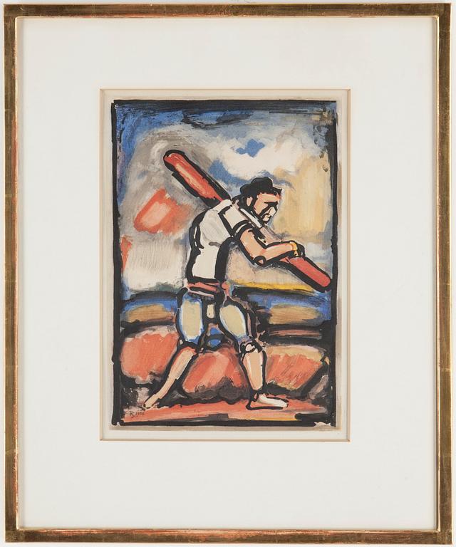 GEORGES ROUAULT, färgakvatint, 1936.