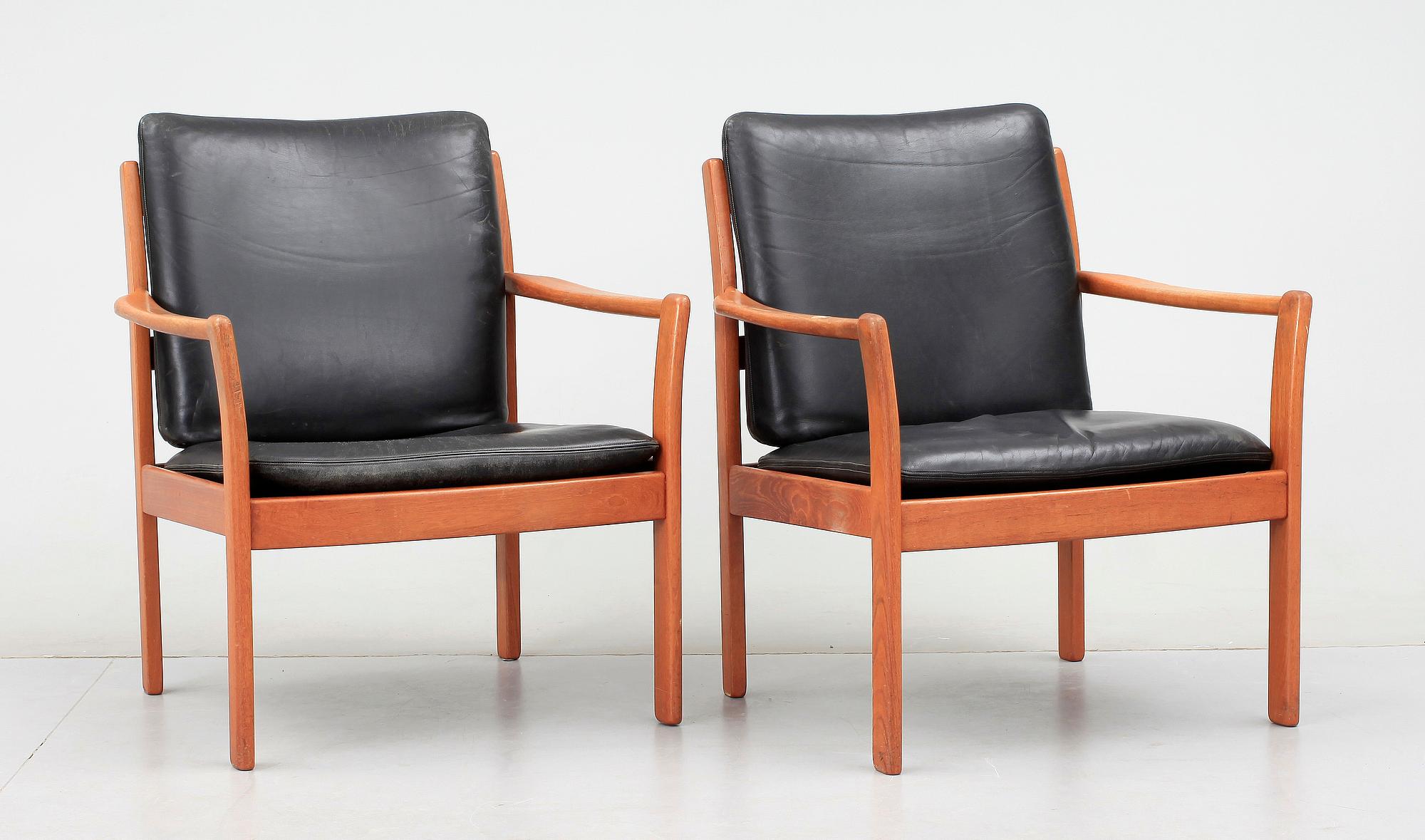 FÅTÖLJER, ett par, Sverige, 1960-tal.