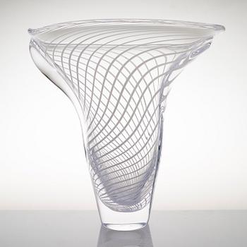 KARI ALAKOSKI, a 'Bipolar' glass sculpture, signed Kari Alakoski 2014. Glass Studio Mafka & Alakoski.