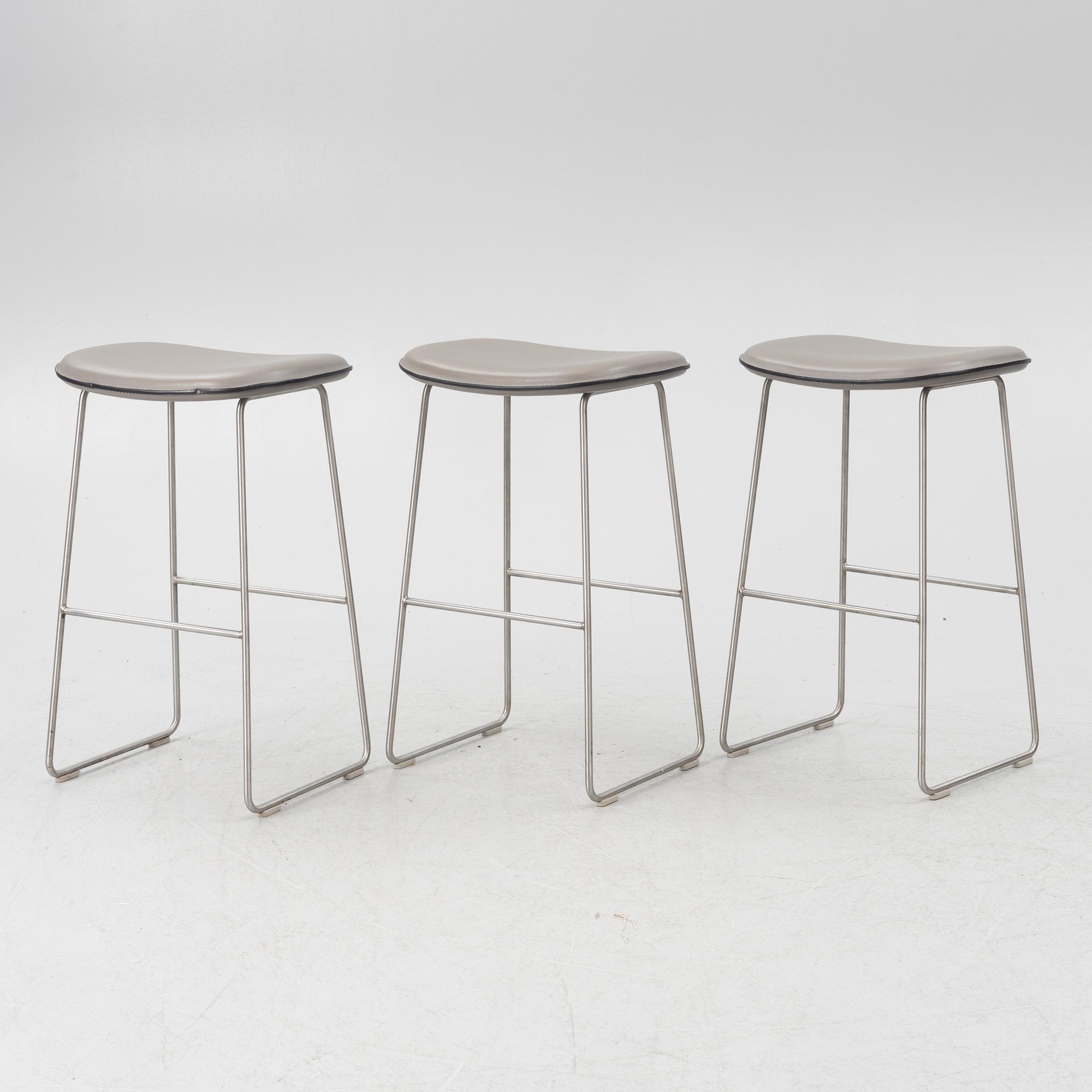Jasper Morrison, barpallar, 3 st, "Hi-Pad", Cappellini.
