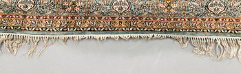 A rug, Oriental, silk, Ca. 151x95 cm.