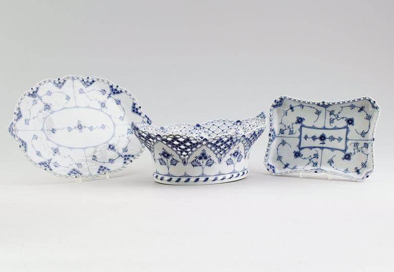 SKÅL OCH FAT, 2 st, porslin, Royal Copenhagen.