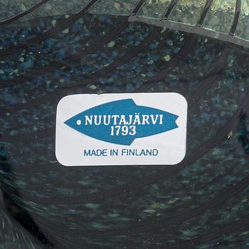 Oiva Toikka, a signed glass bird, Nuutajärvi Notsjö.