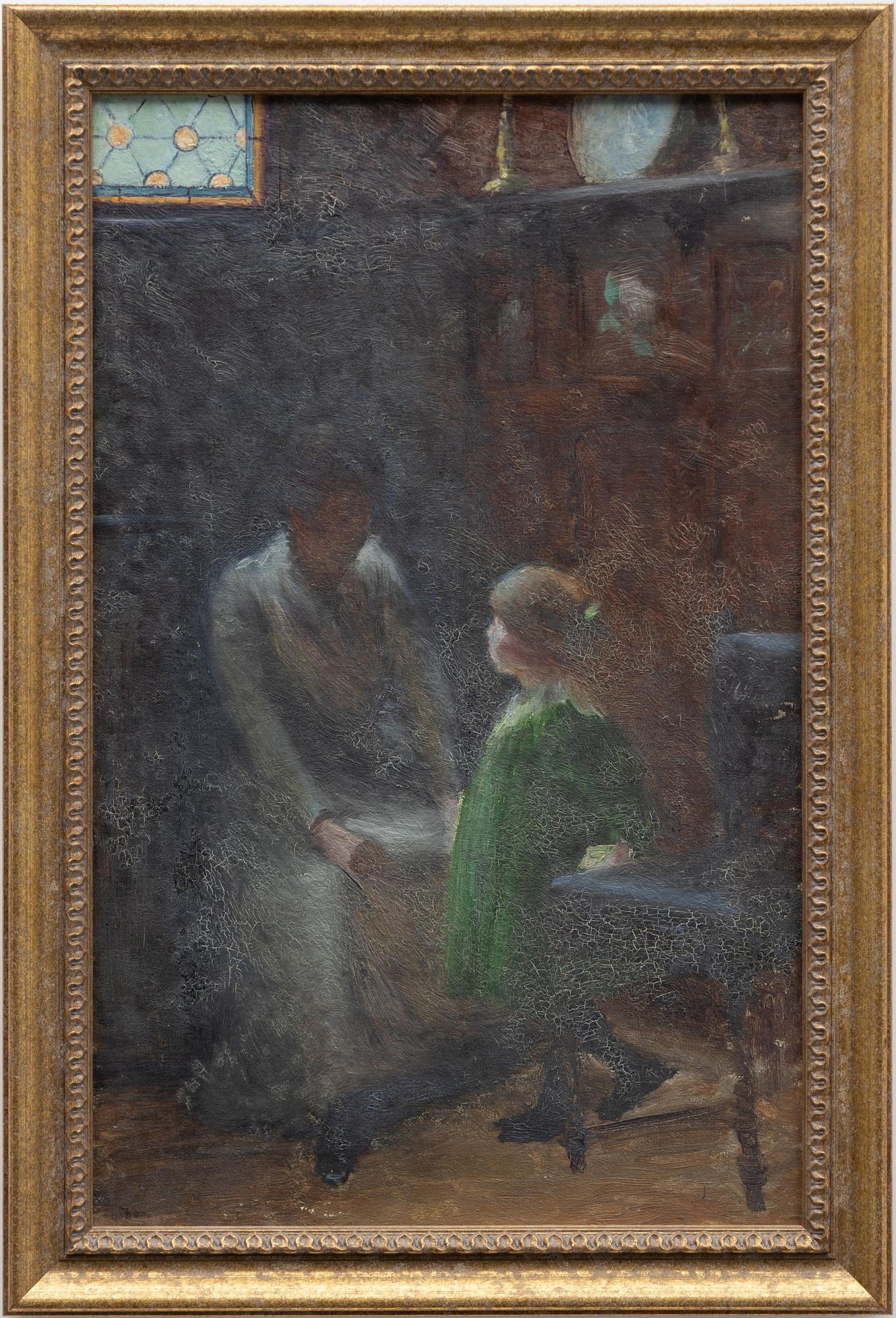 Robert Thegerström, Interiör med mor och dotter.