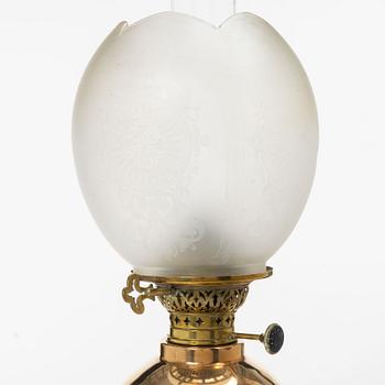 Kerosene lamp, Gold-Brenner, circa 1900.