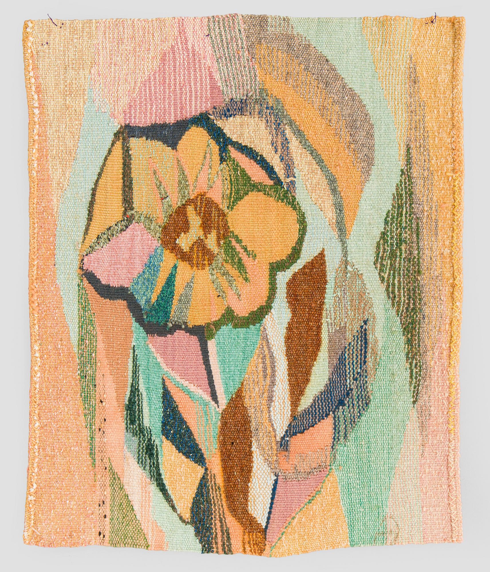 Eva Anttila, a signed tapestry,  EA.