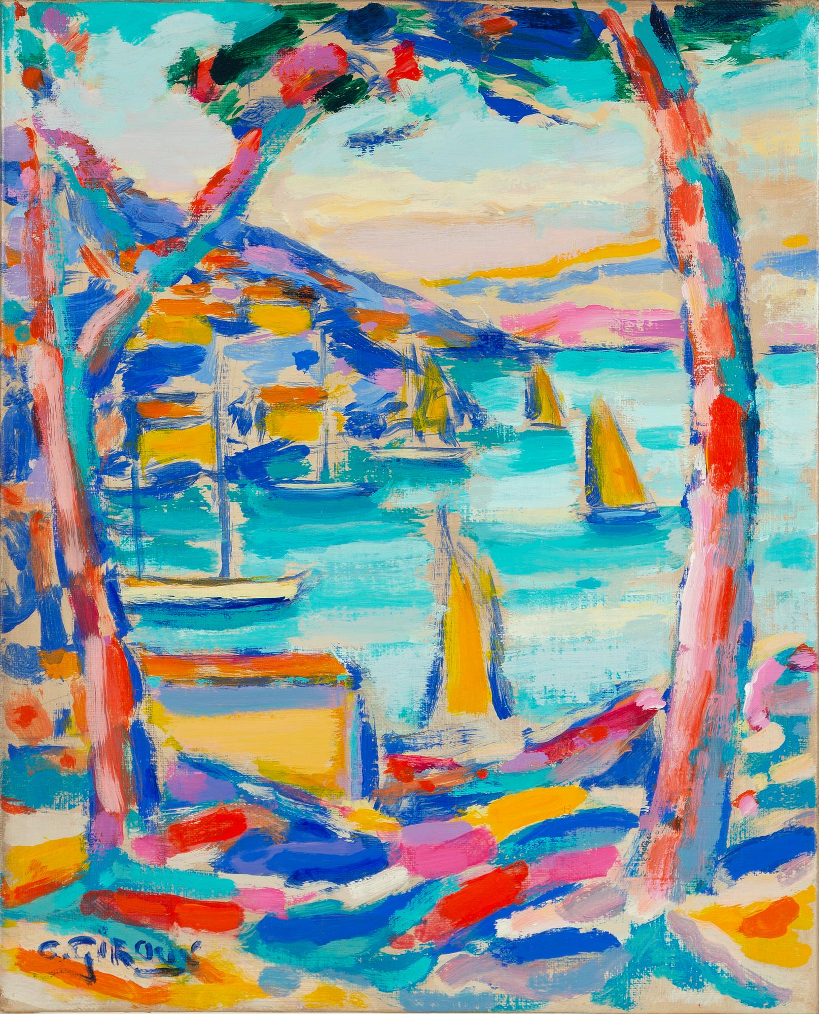 Antoine Giroux, Southern Harbour Scene.