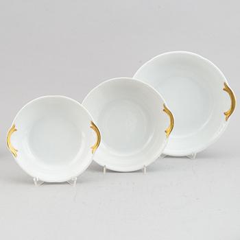 Louise Adelborg, Mat, kaffe- och teservis, Porslin, 110 delar, "Swedish Grace"/"Nationalservisen", Rörstrand.