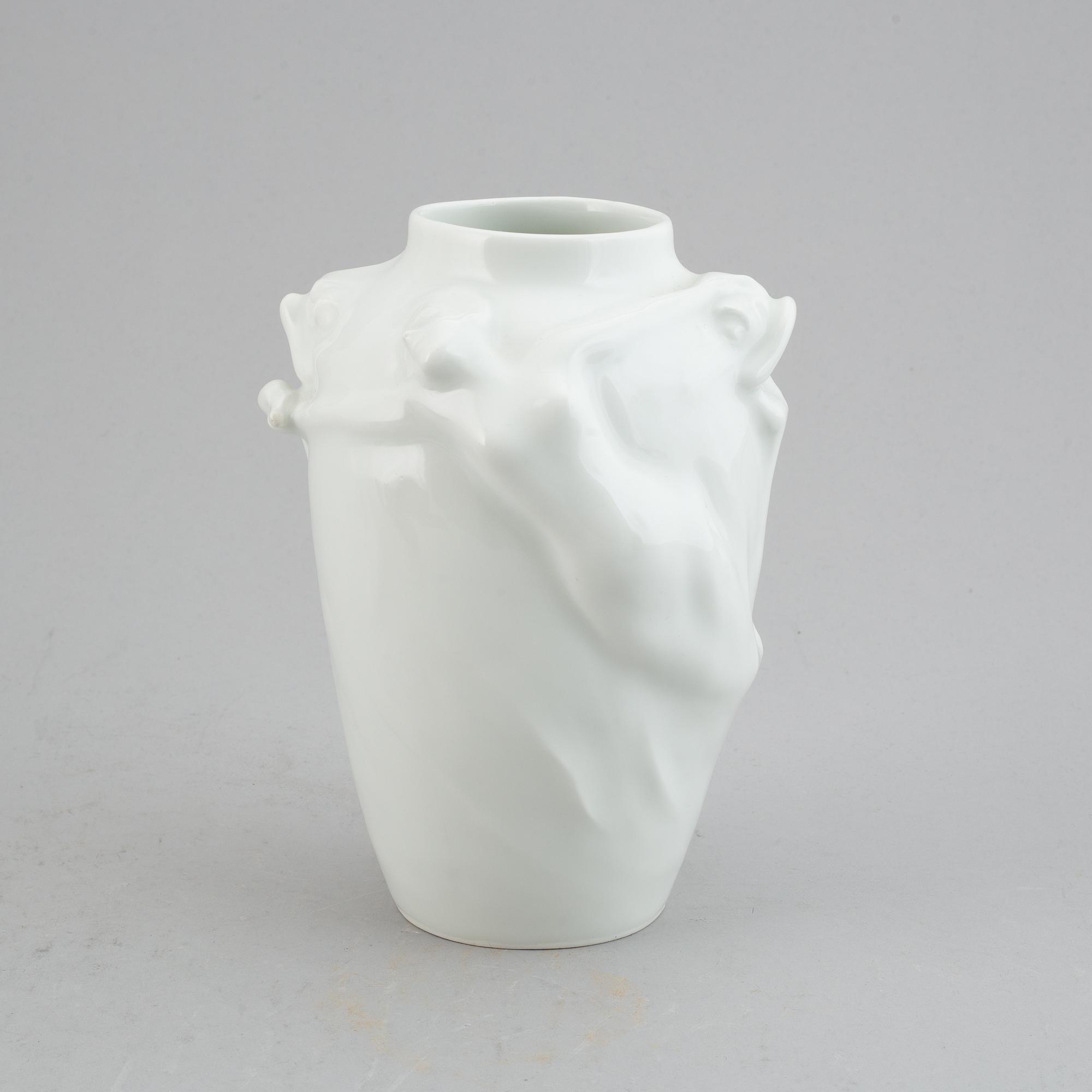 A porcelain vase, Rörstrand around 1900.