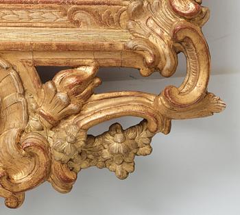 SPEGEL, av Johan Åkerblad (mästare i Stockholm 1758-1799), rokoko, 1770-tal.