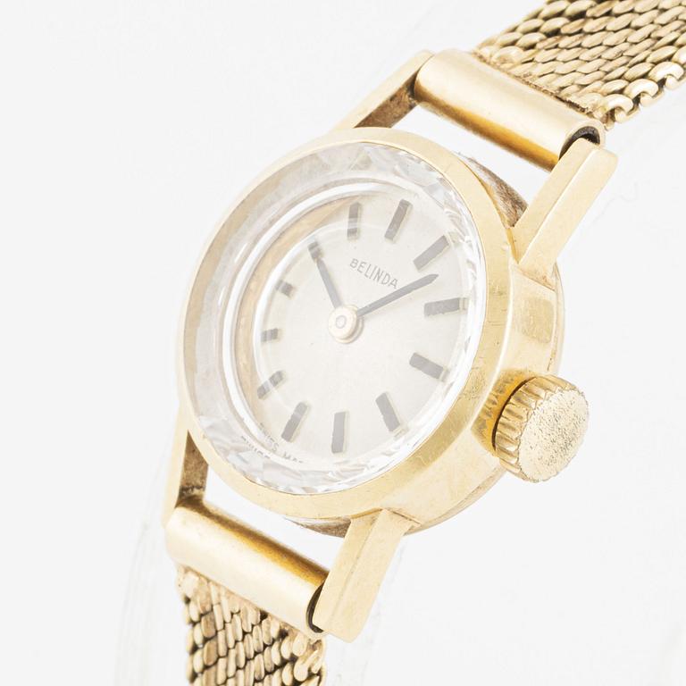 Wristwatch, Belinda, 18K gold, 17 mm.