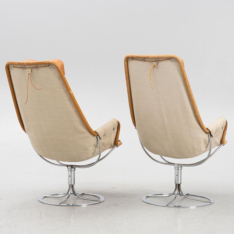 Bruno Mathsson, armchairs, a pair of "Jetson Match Flax".