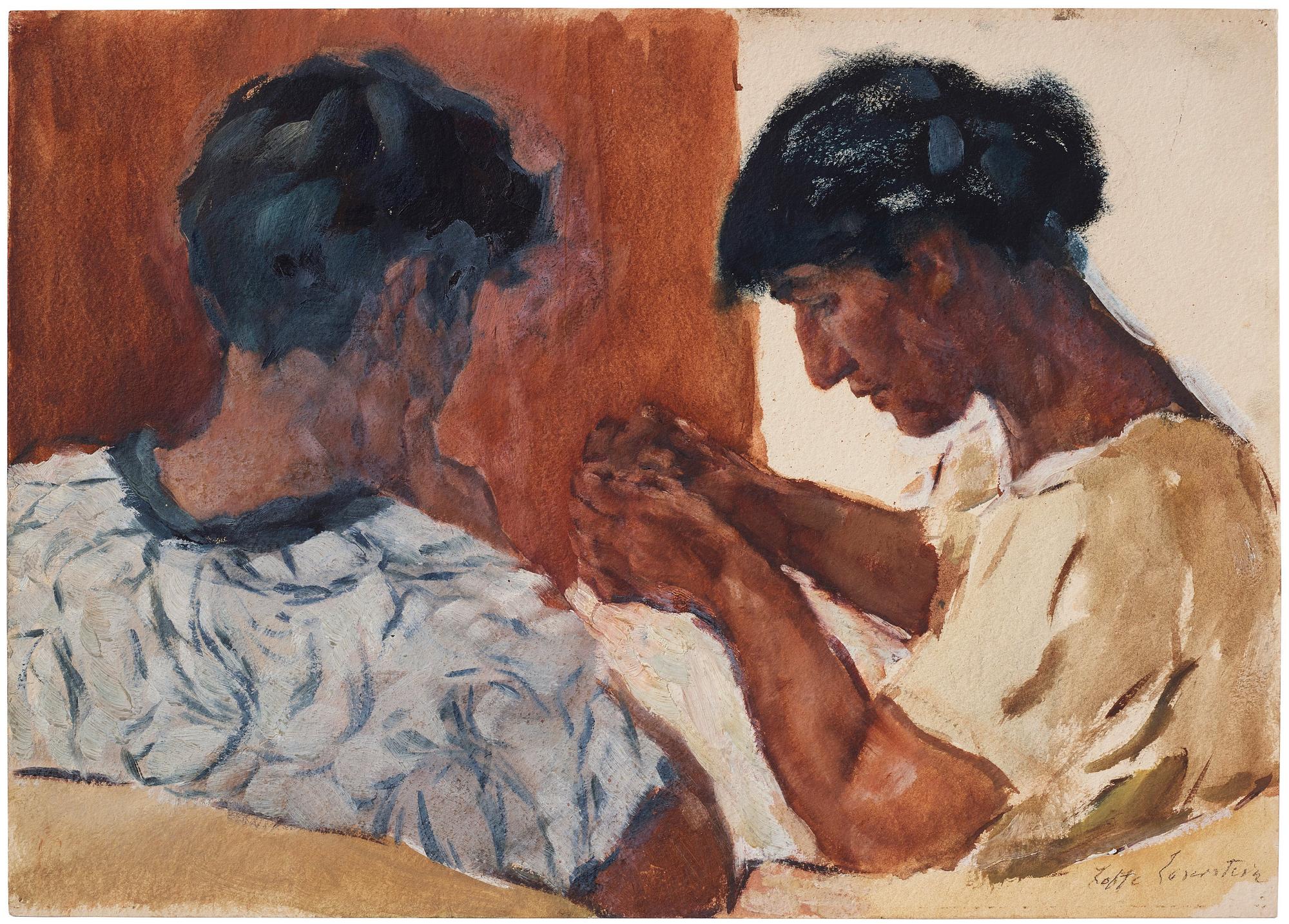 Lotte Laserstein, Portrait of a couple.