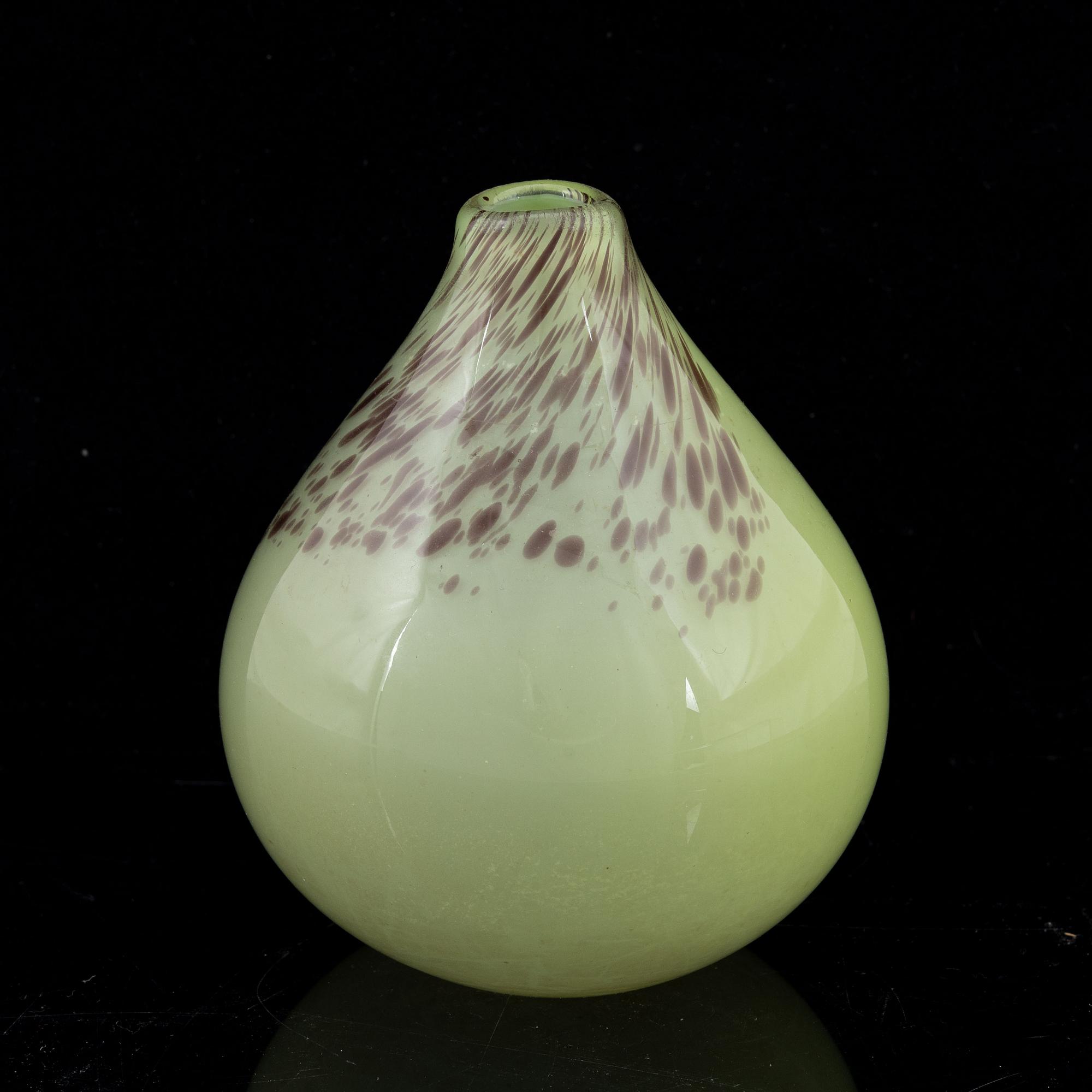 Tapio Wirkkala, a model 3278 glass vase, Iittala, Finland.