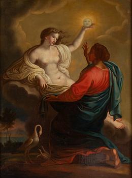 Pompeo Girolamo Batoni, hans krets, olja på duk.