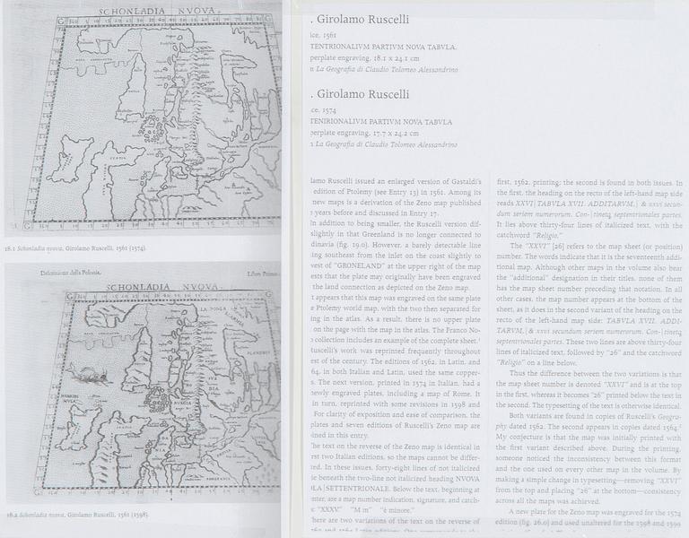 Kartta, "Schonladia Nvova", Girolamo Ruscelli 1598.