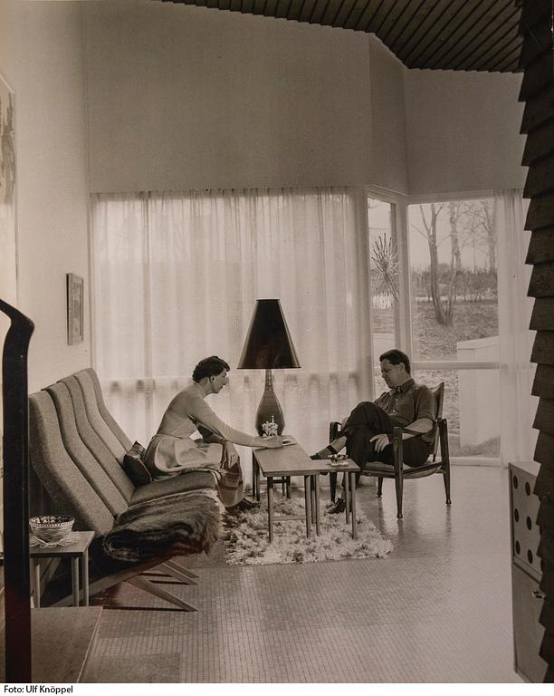 Bodil Kjaer, fem fåtöljer, Harbo Sølvsten, Danmark ca 1955.