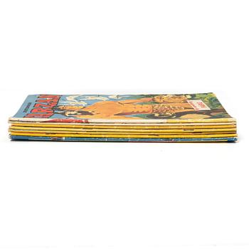 Comic books, “Tarzan”, 7 issues, 1951.