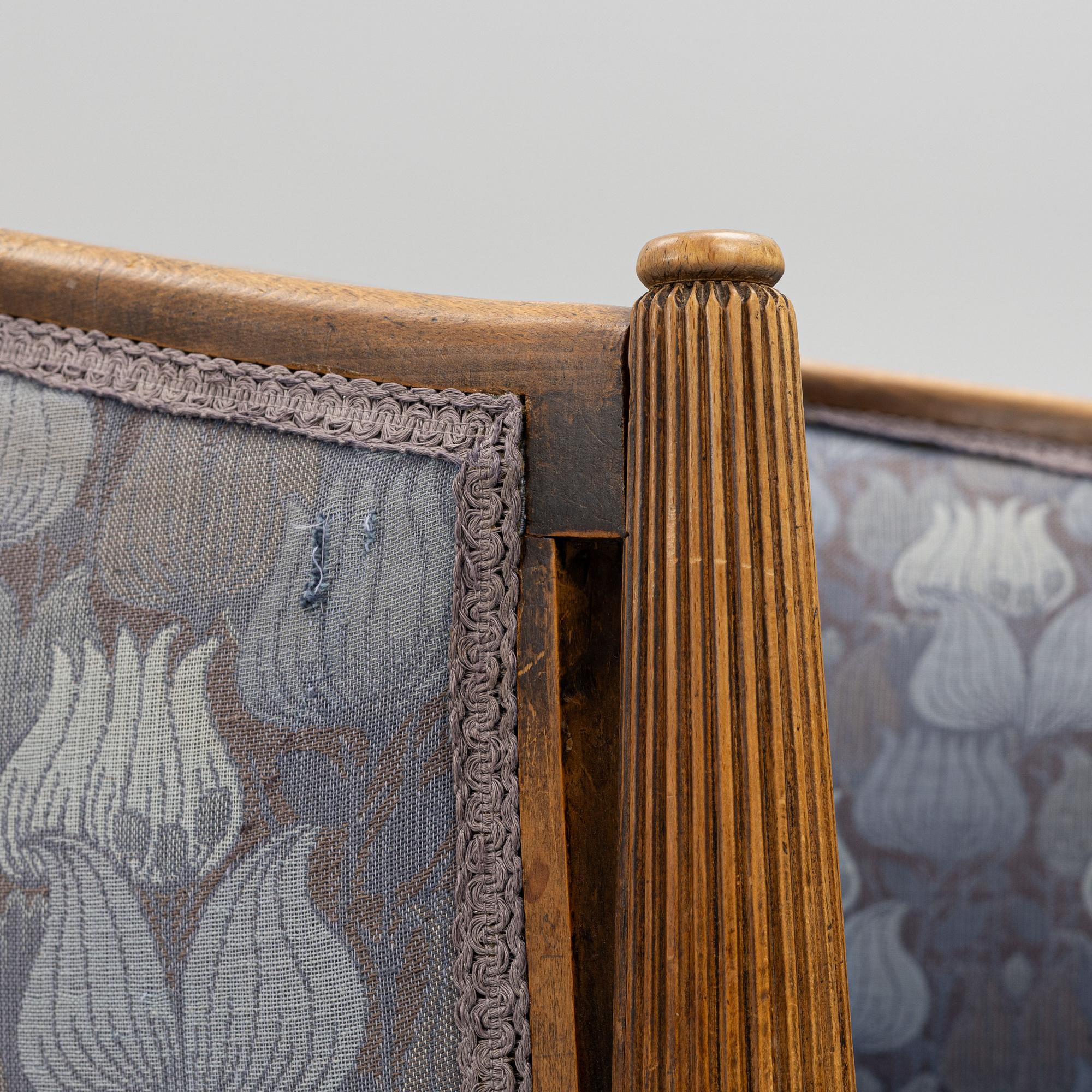 Paul Follot, attributed, a pair of armchairs, first half of the 20th century.