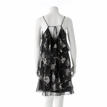 REBECCA TAYLOR, a black and white dress.