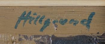 BENGT HILLGRUND, olja på duk, sign.