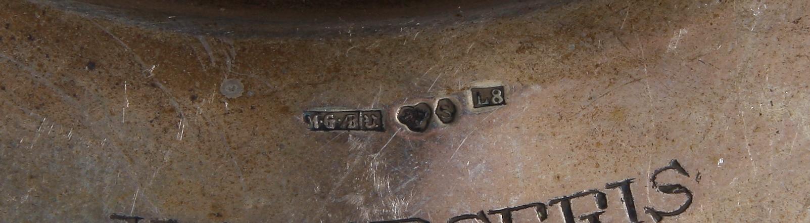 PARTI SILVER, 13 delar, 1900-tal. Tot vikt 880 gram.