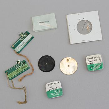 ROLEX, dial, crown, hands, hang-tag,