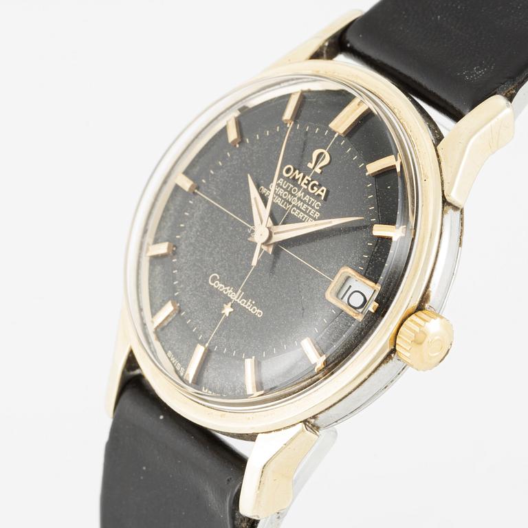 Omega, Constellation, "Pie-Pan", wristwatch, 34 mm.