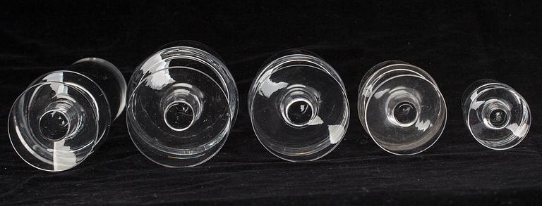 GLASSERVIS, 40 delar, "Marski" Tapio Wirkkala.