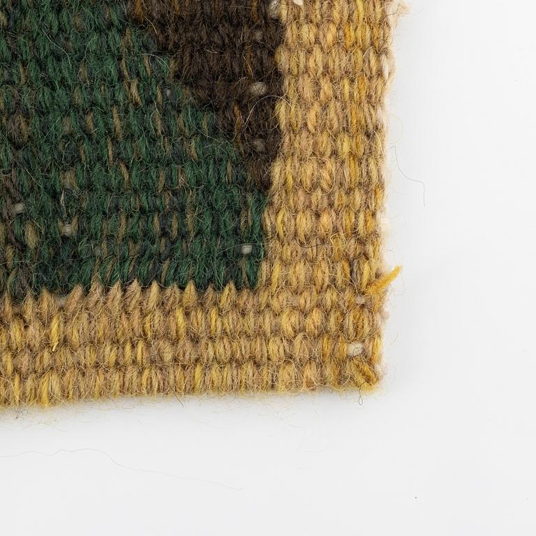 Märta Måås-Fjetterström, vävnad, gobelängteknik, "Täppan", signerad AB MMF.