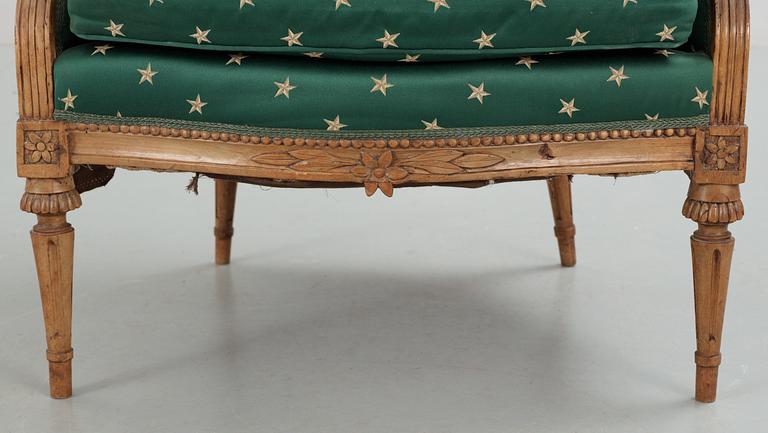 A Gustavian late 18th Century bergere.