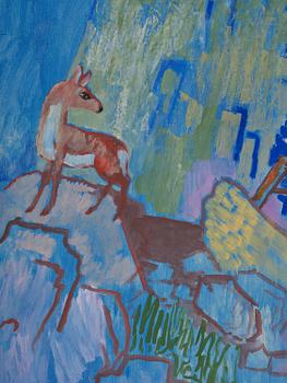 Isaac Grünewald, "Par under Edens Äppelträd" from Paradissviten.