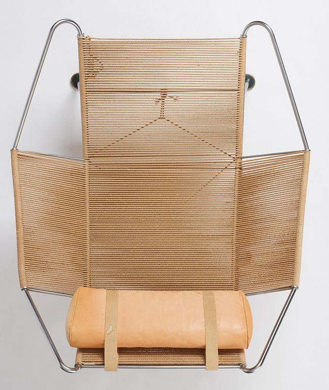 Hans J. Wegner, "Flag Halyard / Snørestolen", easy chair, Getama, Denmark, reportedly 1950s.