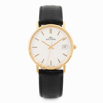 Antima, wristwatch, 33.5 mm, 18K gold.