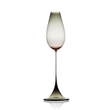 91. Nils Landberg, a 'Tulip' glass goblet, Orrefors.